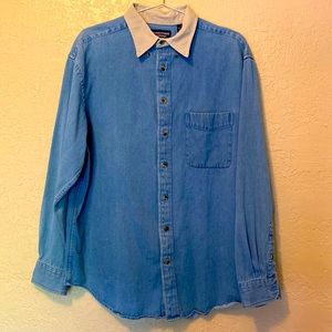 Vintage denim button down shirt